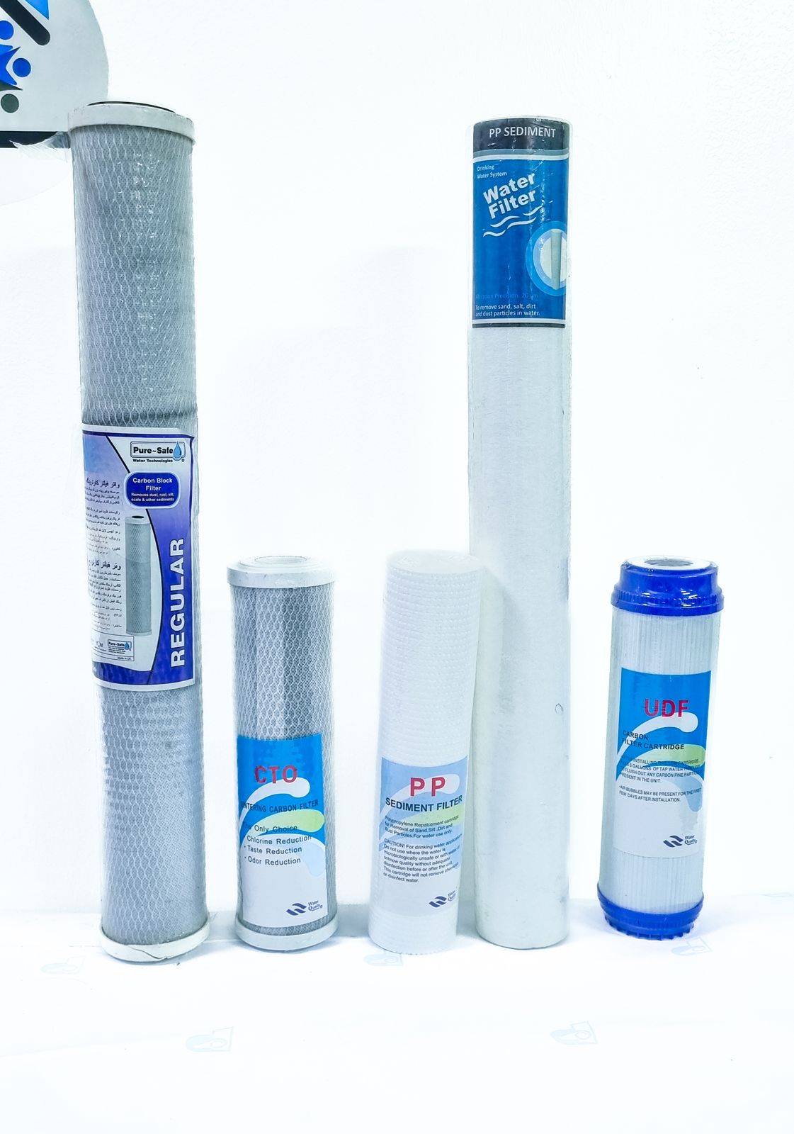 Replacement filter range