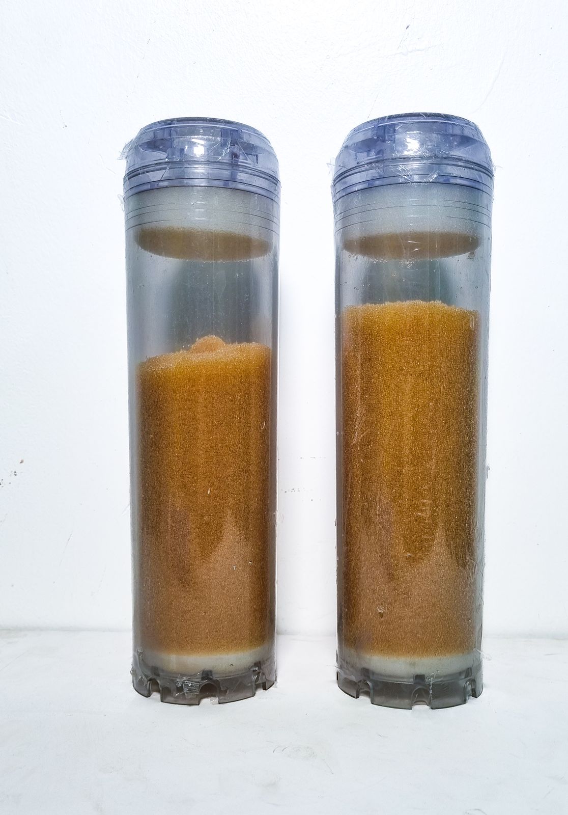 Softener resin cartridges