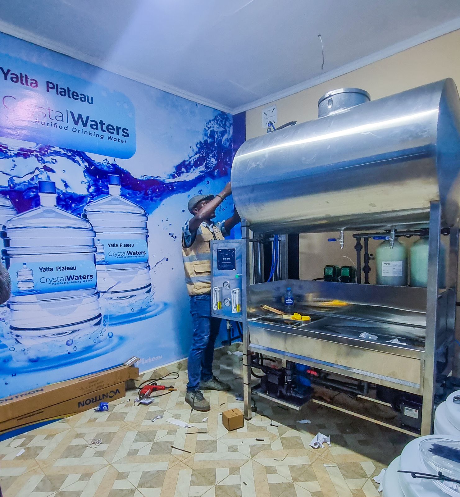 A branded refill shop fit-out