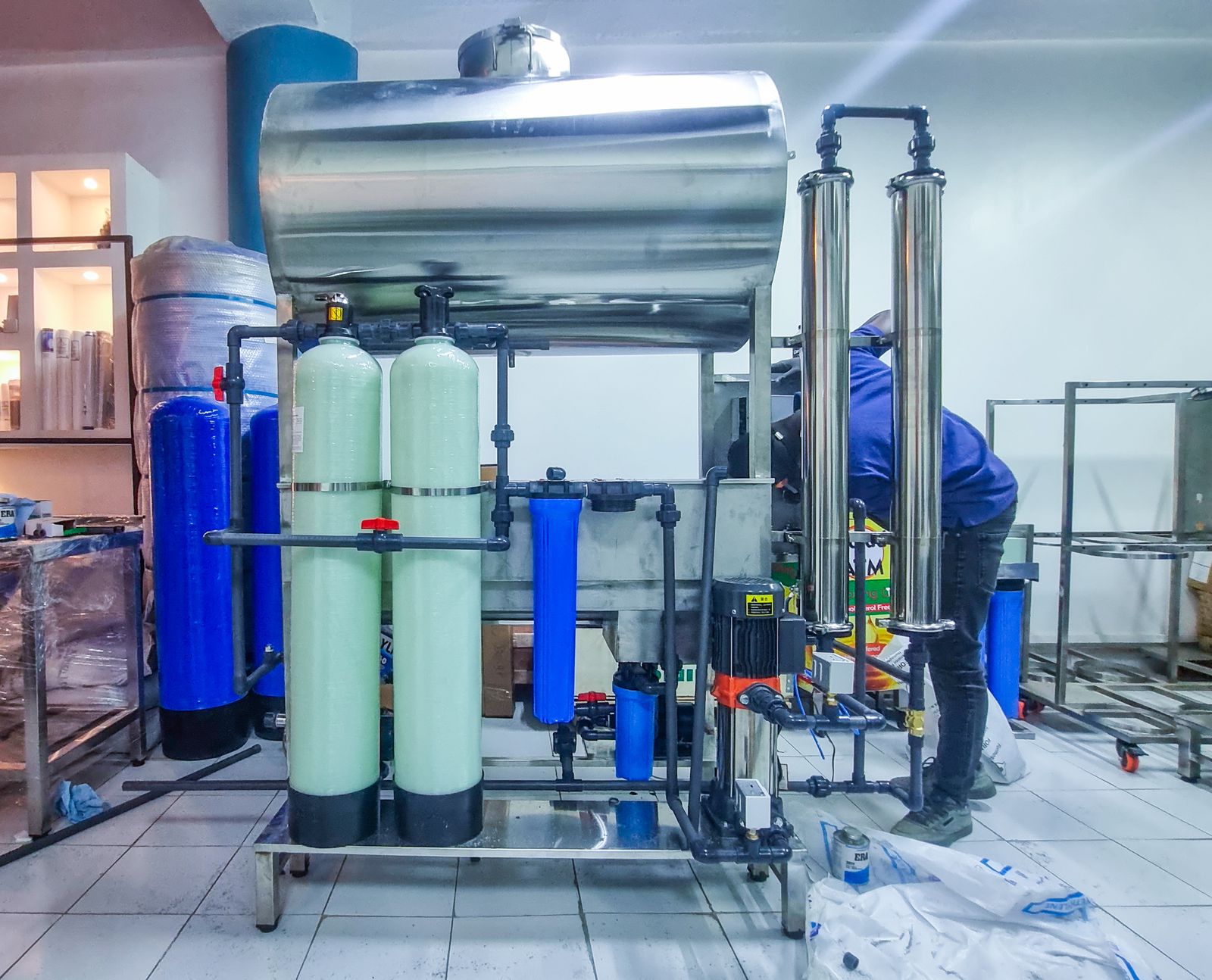 Commercial RO plant build
